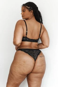 Lounge Underwear Desire Balcony Bra (Set) - Black