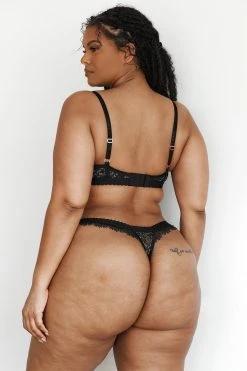 Lounge Underwear Desire Balcony Bra (Set) - Black