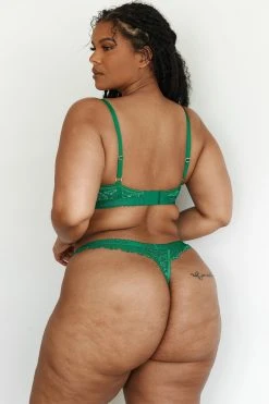 Lounge Underwear Desire Balcony Bra (Set) - Emerald