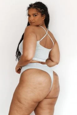 Lounge Underwear Bamboo Basic Bralette (Set) - Grey BH Ohne Bügel Sets