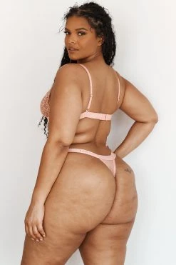 Lounge Underwear Embroidered Triangle Bra (Set) - Pink Bestsellers