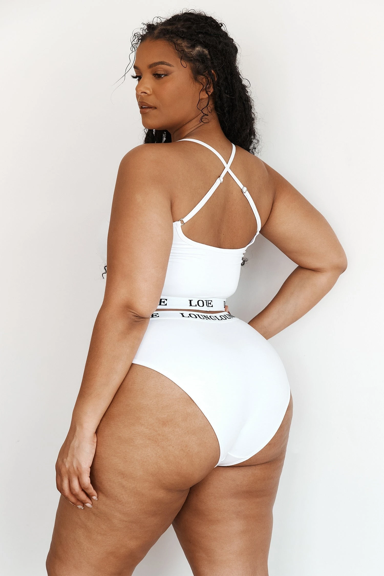 5-WhiteBambooBasicBralette_BriefsSet-Leslie.jpg Lounge Underwear Bamboo Basic Bralette (Set) - White BH Ohne Bügel Sets