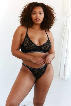 Lounge Underwear Balcony Bra (Set) - Black Bestsellers