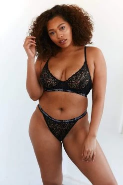 Lounge Underwear Balcony Bra (Set) - Black Bestsellers