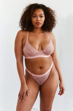 Lounge Underwear Outlet Outlet Balcony Bra (Set) - Pink 5 Lounge Underwear Outlet Outlet Balcony Bra (Set) - Pink