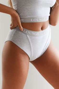 Lounge Underwear Outlet Basic Briefs - Grey Outlet