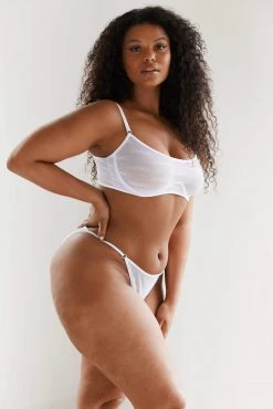 Lounge Underwear Nichtgepolsterte Bold Mesh Bra (Set) - White