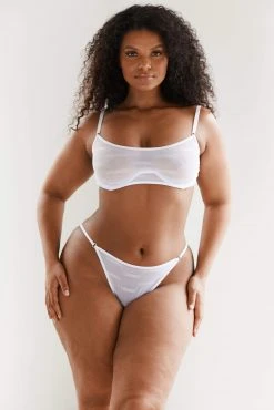 Lounge Underwear Nichtgepolsterte Bold Mesh Bra (Set) - White