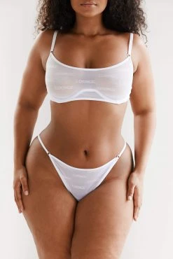 Lounge Underwear Nichtgepolsterte Bold Mesh Bra (Set) - White