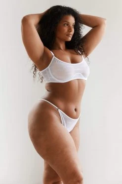 Lounge Underwear Nichtgepolsterte Bold Mesh Bra (Set) - White