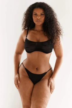 Lounge Underwear Bügel-BH Sets Bold Mesh Bra (Set) - Black