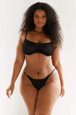 Lounge Underwear Bügel-BH Sets Bold Mesh Bra (Set) - Black