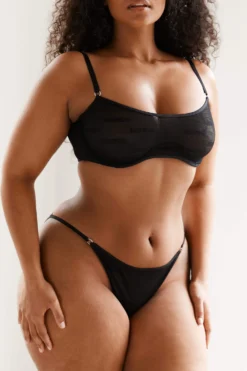 Lounge Underwear Bügel-BH Sets Bold Mesh Bra (Set) - Black