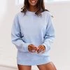 Lounge Underwear Crew Neck Jumper - Blue Bestsellers