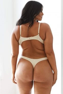 Lounge Underwear So Soft Ribbed T-Shirt Bra (Set) - Latte Bügel-BH Sets