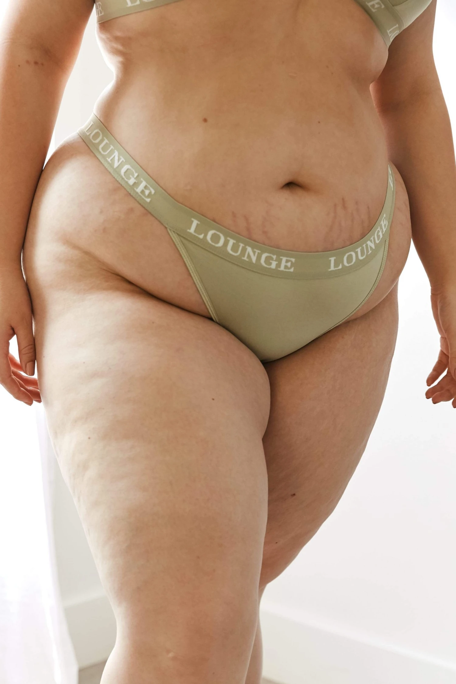 592A3743_3276c27b-f446-4162-a5e4-efbc193412c7.jpg Lounge Underwear String Und Slip Bamboo Triangle Thong - Olive