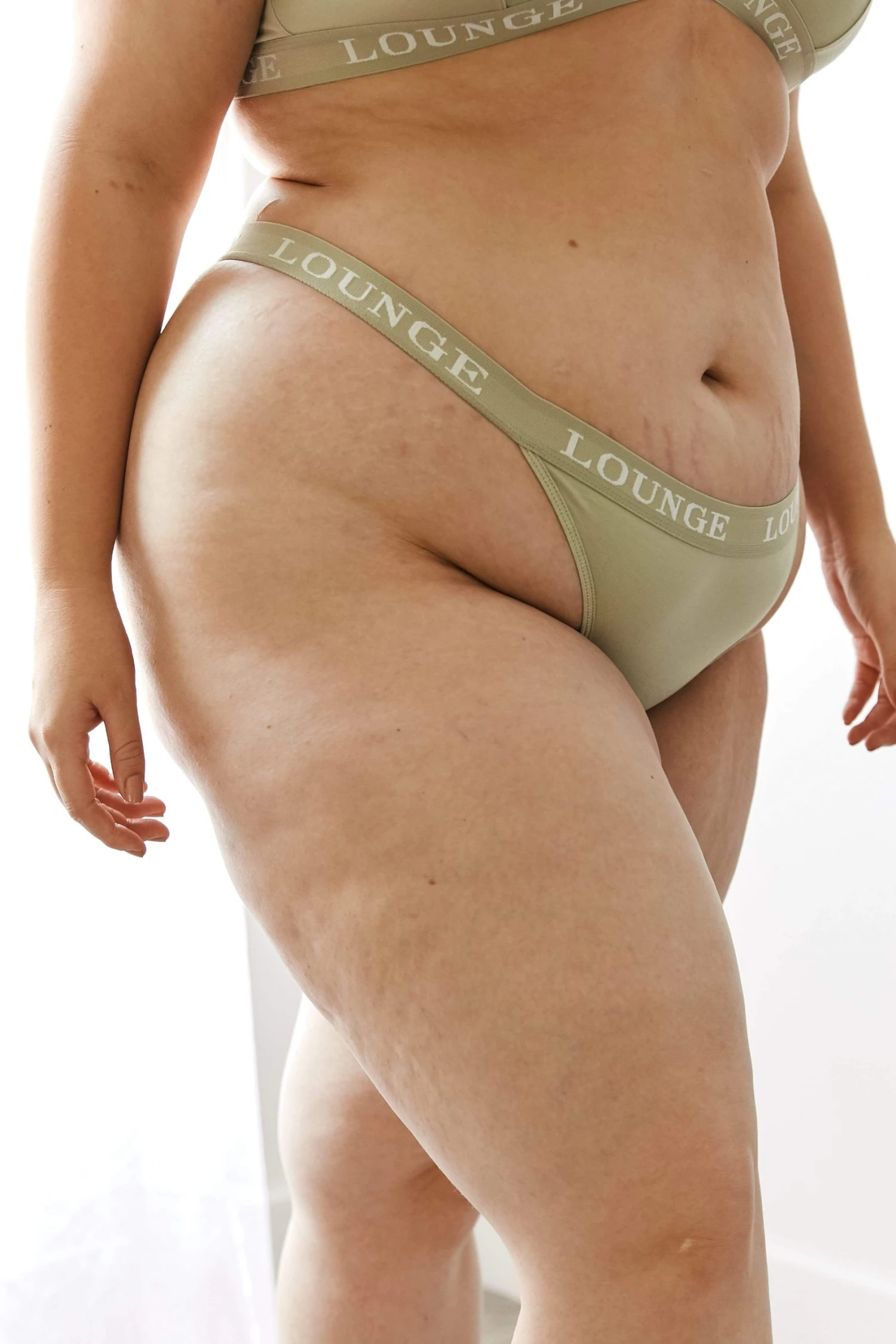 592A3744_48d46644-715b-4c9b-8087-3841b81d5f26.jpg Lounge Underwear String Und Slip Bamboo Triangle Thong - Olive