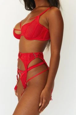 Lounge Underwear Maya Intimates Bra (Set) - Maroon