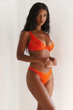 Lounge Underwear Nichtgepolsterte Sustainable Luxe Balcony Bra (Set) - Red 12 Lounge Underwear Nichtgepolsterte Sustainable Luxe Balcony Bra (Set) - Red