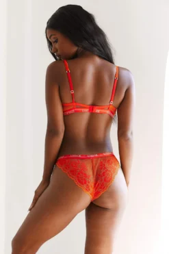 Lounge Underwear Nichtgepolsterte Sustainable Luxe Balcony Bra (Set) - Red