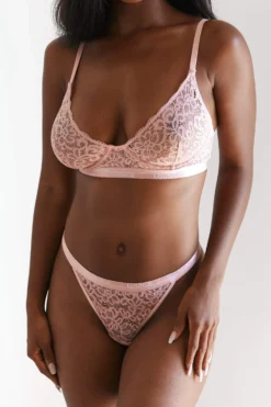 Lounge Underwear Outlet Outlet Balcony Bra (Set) - Pink 4 Lounge Underwear Outlet Outlet Balcony Bra (Set) - Pink