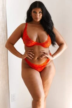 Lounge Underwear Nichtgepolsterte Sustainable Luxe Balcony Bra (Set) - Red 9 Lounge Underwear Nichtgepolsterte Sustainable Luxe Balcony Bra (Set) - Red