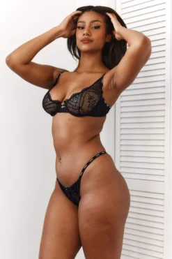 Lounge Underwear Sustainable Charmed Balcony Bra (Set) - Black 5 Lounge Underwear Sustainable Charmed Balcony Bra (Set) - Black