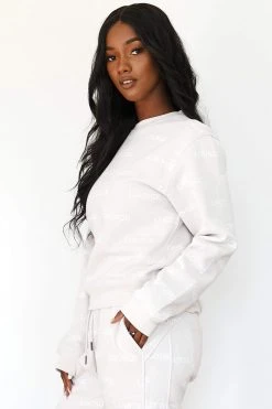 Lounge Underwear Outlet Signature Jumper - Cream Outlet 4 Lounge Underwear Outlet Signature Jumper - Cream Outlet