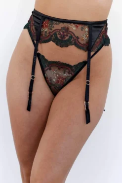 Lounge Underwear Lace Jasmine Intimates Bra (Set) - Black