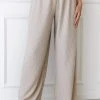 Lounge Underwear Soft Waffle Pyjama Trousers - Mink Schlaf