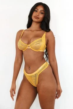 Lounge Underwear Liberty Balcony Bra (Set) - Mustard Bügel-BH Sets