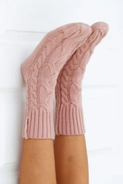 Lounge Underwear Outlet Cosy Knitted Socks - Pink Outlet