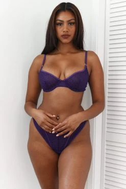 Lounge Underwear Outlet Icon Balcony Bra (Set) - Purple Outlet