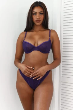 Lounge Underwear Outlet Icon Balcony Bra (Set) - Purple Outlet