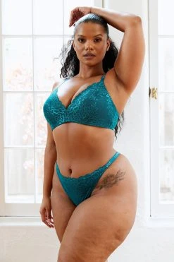 Lounge Underwear Sustainable Lace Magic Bra (Set) - Turquoise Bestsellers