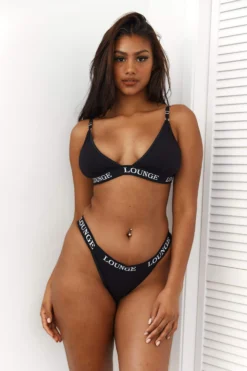 Lounge Underwear Bamboo Triangle Bra (Set) - All Black BH Ohne Bügel Sets 8 Lounge Underwear Bamboo Triangle Bra (Set) - All Black BH Ohne Bügel Sets