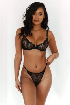 Lounge Underwear Sustainable Charmed Balcony Bra (Set) - Black 6 Lounge Underwear Sustainable Charmed Balcony Bra (Set) - Black