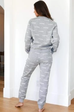 Lounge Underwear Outlet Signature Jumper - Grey Outlet