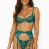 Lounge Underwear Lace Ivy Intimates Bra (Set) - Turquoise 2 Lounge Underwear Lace Ivy Intimates Bra (Set) - Turquoise