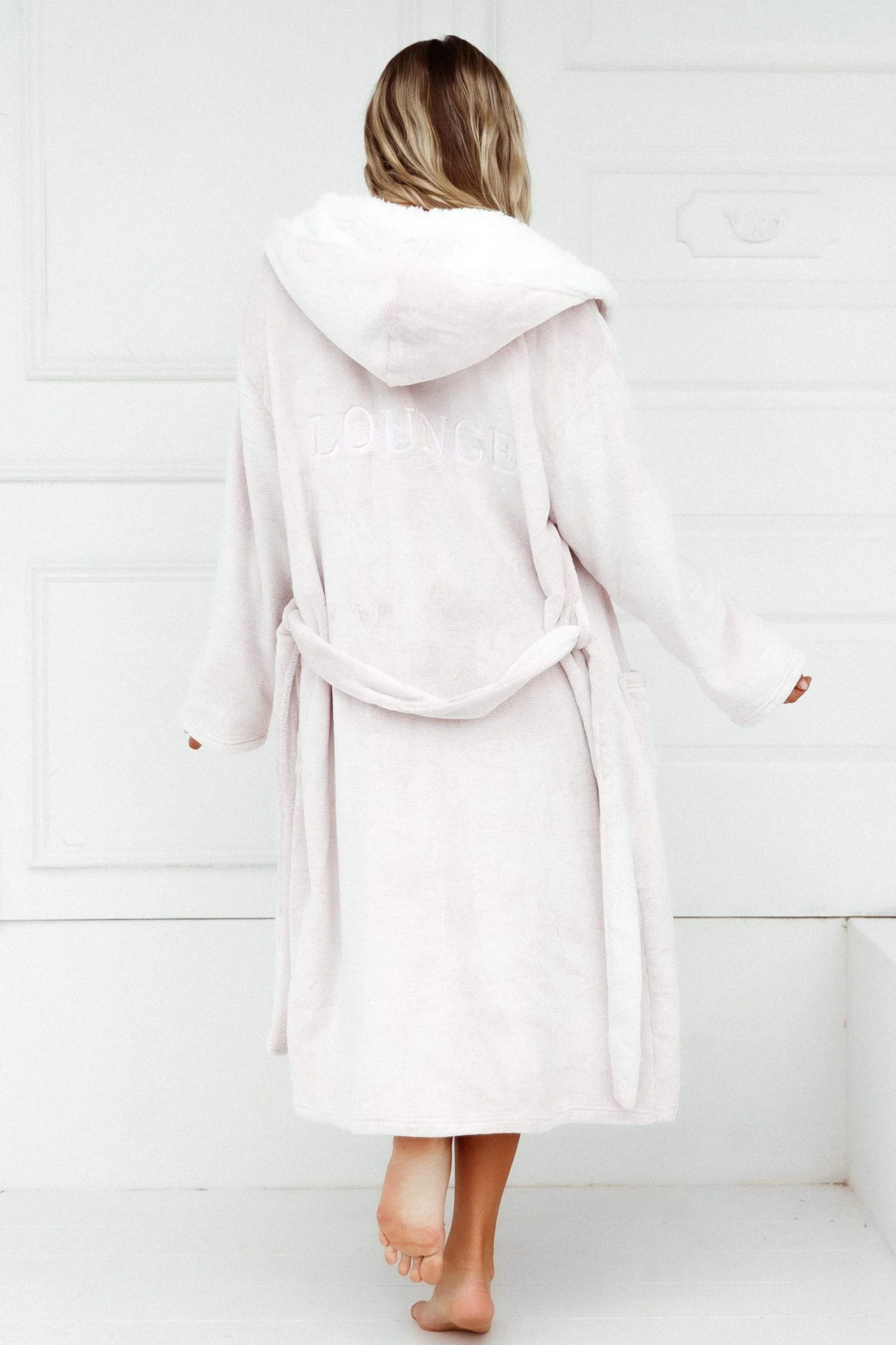 6PinkDressingGown-Mollie.jpg Lounge Underwear So Soft Luxury Dressing Gown - Pink