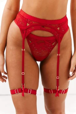 Lounge Underwear Selina Intimates Bra (Set) - Maroon Lace 5 Lounge Underwear Selina Intimates Bra (Set) - Maroon Lace