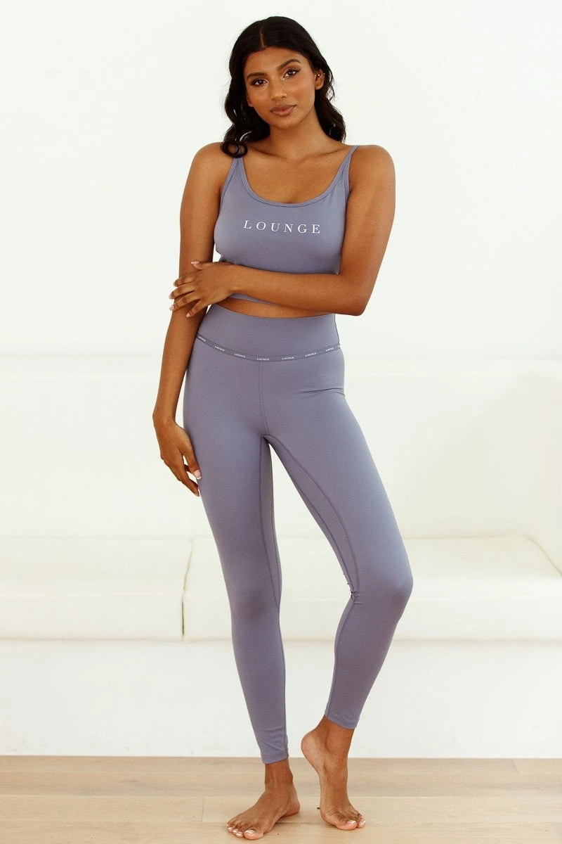 6SmokedBlueMinimalLeggingsNikki.jpg Lounge Underwear Outlet Minimal Crop Top (Set) - Smoked Blue Outlet