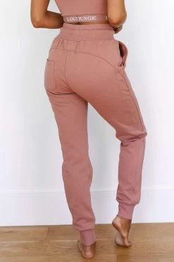 Lounge Underwear Outlet Rope Cord Joggers - Smoked Pink 5 Lounge Underwear Outlet Rope Cord Joggers - Smoked Pink