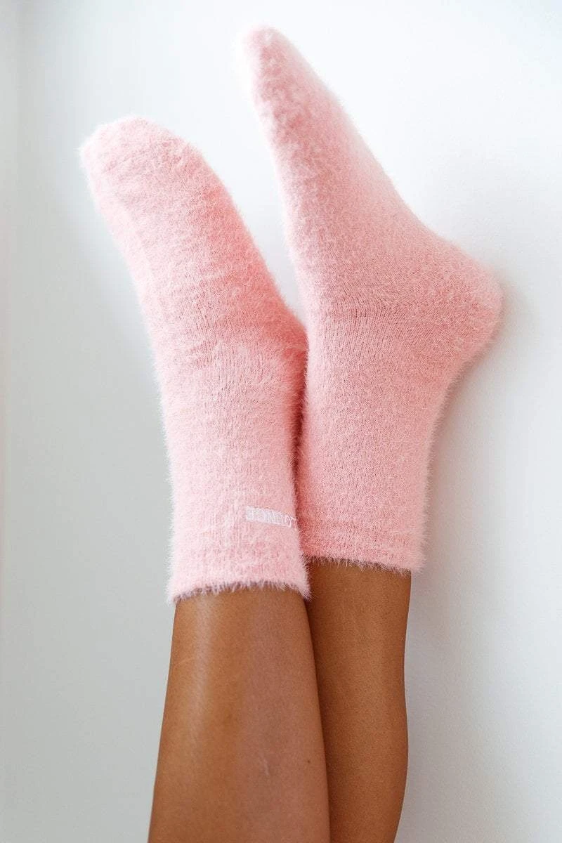 A03I1761_ba108d5a-c488-4423-acd2-1c5ae3b78690.jpg Lounge Underwear Outlet Embroidered Lounge Toastie Socks - Pink Outlet