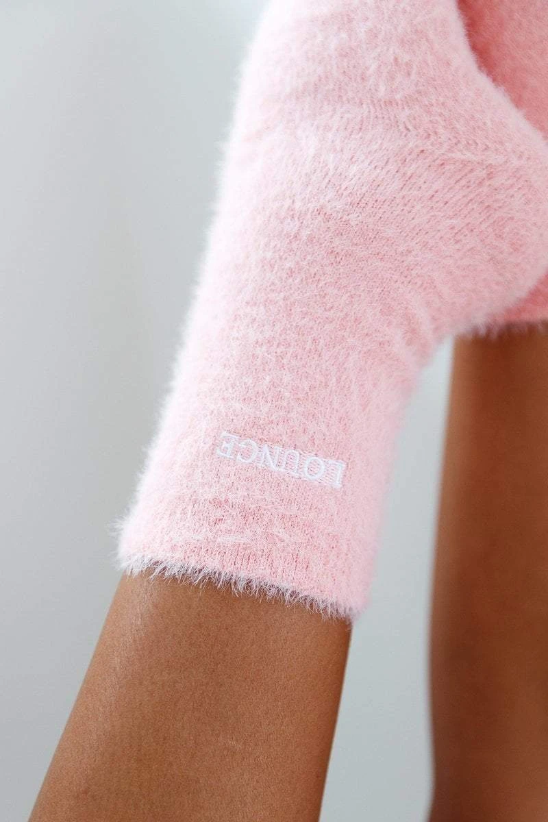 A03I1765_b5839c2e-40b3-4619-b9c9-9e3f11600559.jpg Lounge Underwear Outlet Embroidered Lounge Toastie Socks - Pink Outlet