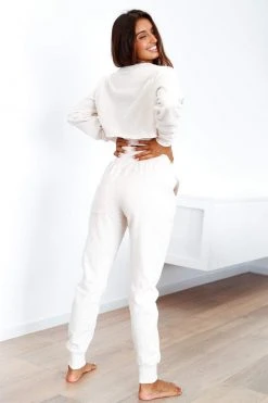 Lounge Underwear Bestsellers Rope Cord Joggers - Cream