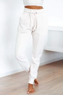 Lounge Underwear Bestsellers Rope Cord Joggers - Cream