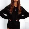 Lounge Underwear Crew Neck Jumper - Black