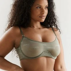 Lounge Underwear Bügel-BH Sets Bold Mesh Bra (Set) - Khaki