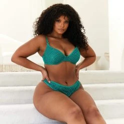 Lounge Underwear Outlet Outlet Icon Balcony Bra (Set) - Emerald